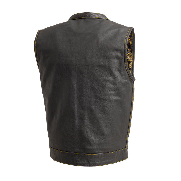 Stinger Cut Men's Motorcycle Leather Vest