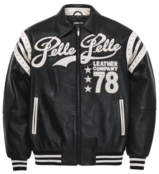 Pelle Pelle Varsity Leather Jacket