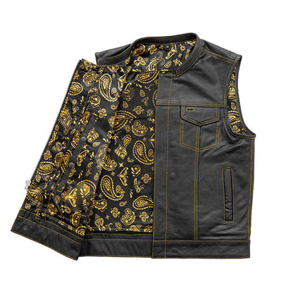 Stinger Cut Men's Motorcycle Leather Vest