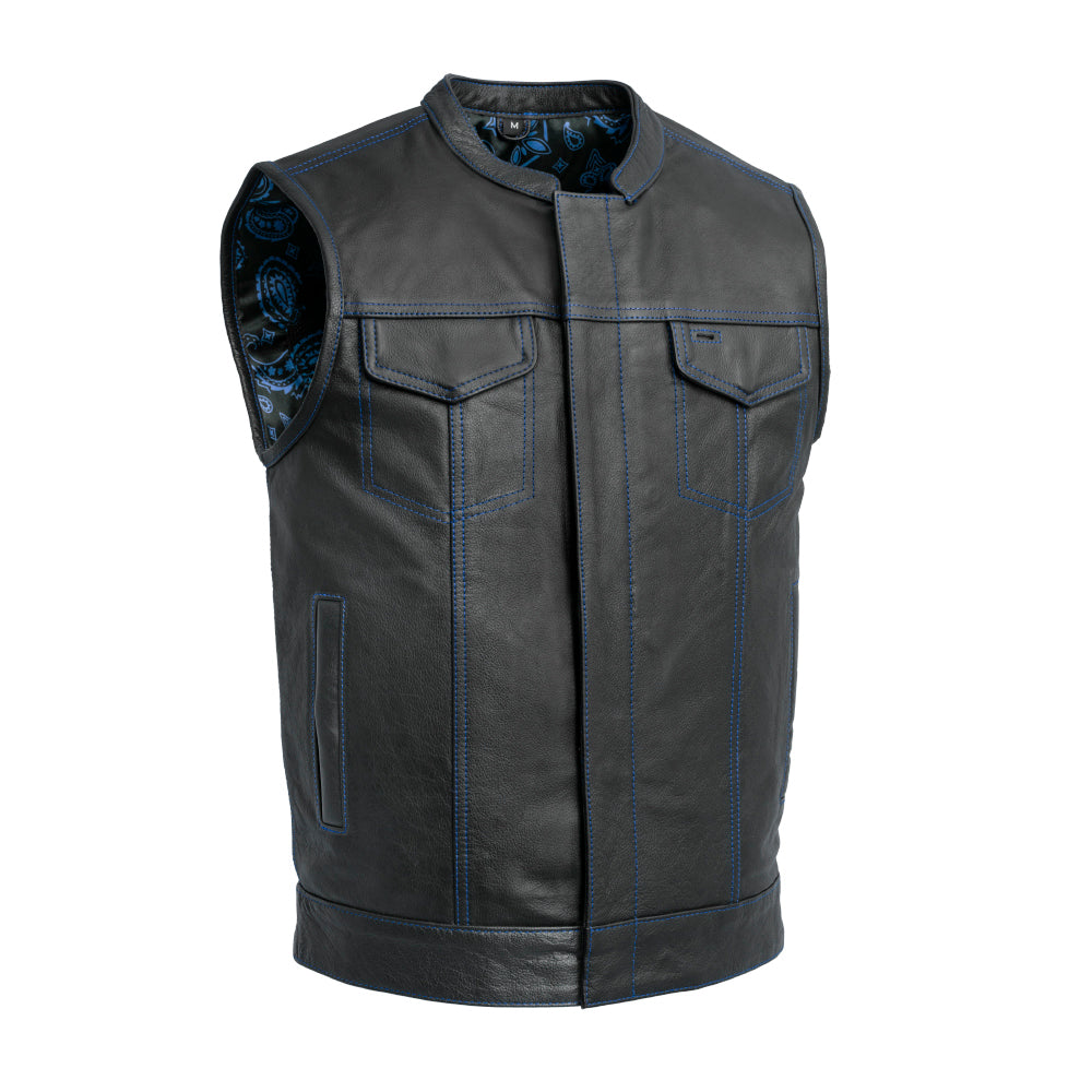 Stinger Cut Men's Motorcycle Leather Vest