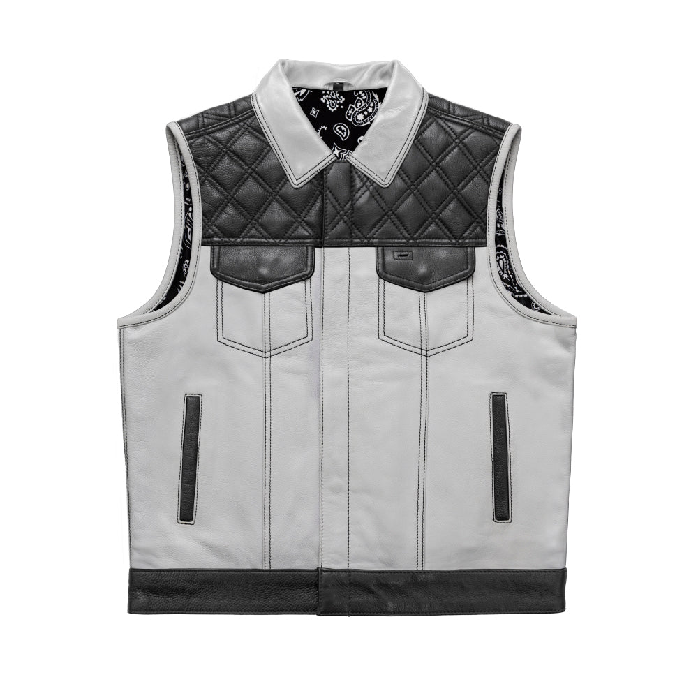 Club Style Biker Leather Vest