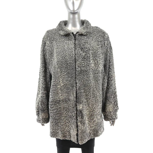 Women's Persian Lamb Fur Jacket.