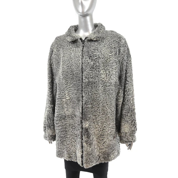 Women's Persian Lamb Fur Jacket.