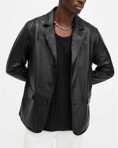 Hunter Leather Blazer