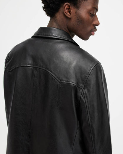 Hunter Leather Blazer