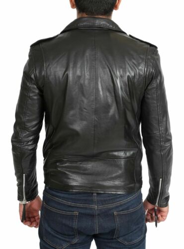 Leather Jacket For Men 100% Genuine All Colors leather Biker Motorcycle jacket