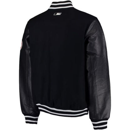 Letterman NY Yankees Varsity Black Jacket