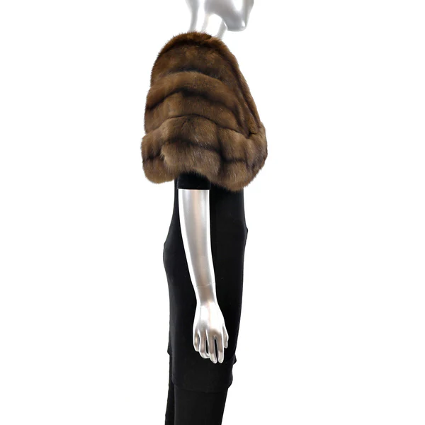 Sable Fur Stole for Women - Luxurious Fur Accessories