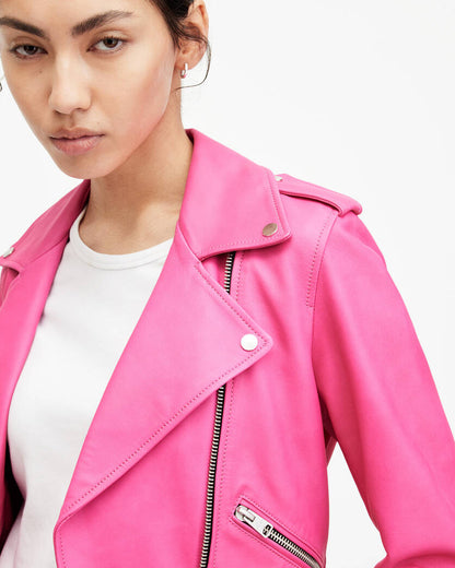 Balfern Leather Biker Jacket