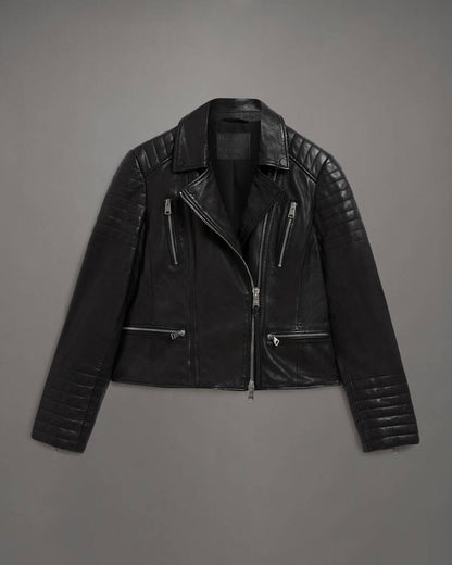 Leoni Leather Biker Jacket