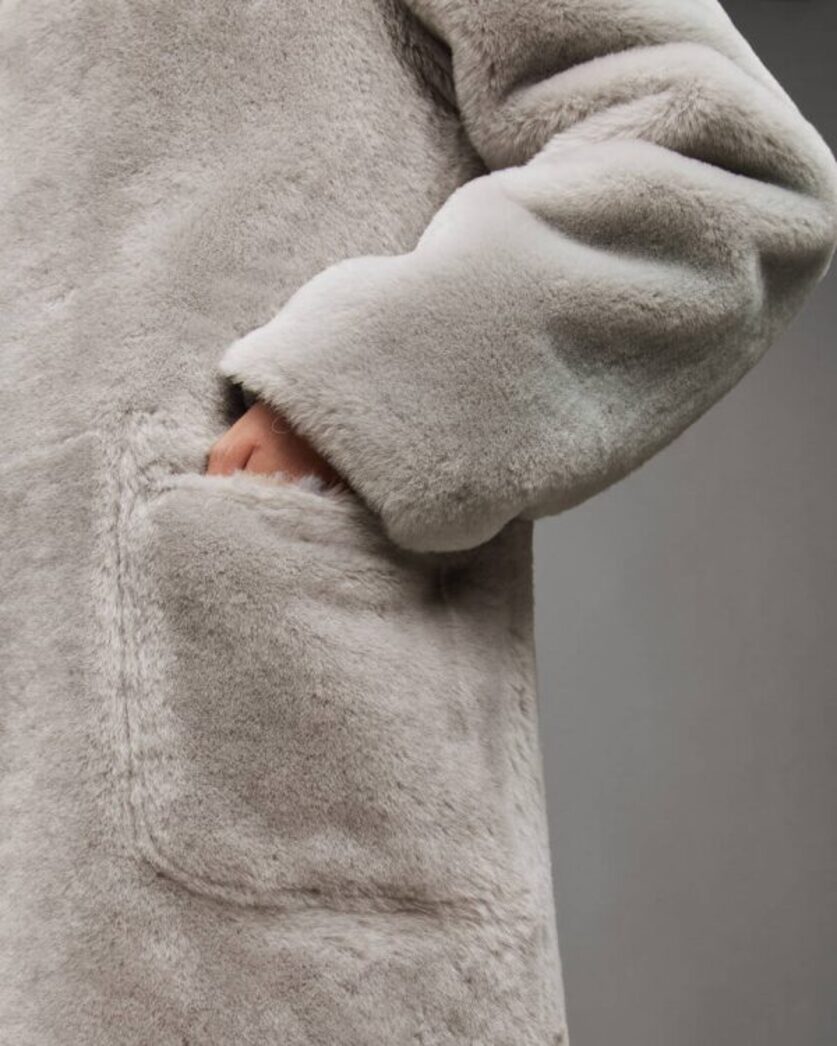 Serra 2-In-1 Reversible Shearling Coat