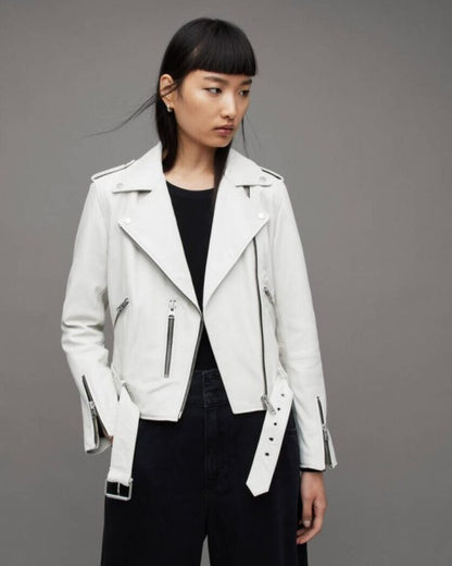 Balfern Leather Biker Jacket