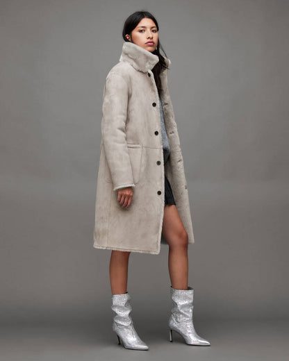 Serra 2-In-1 Reversible Shearling Coat