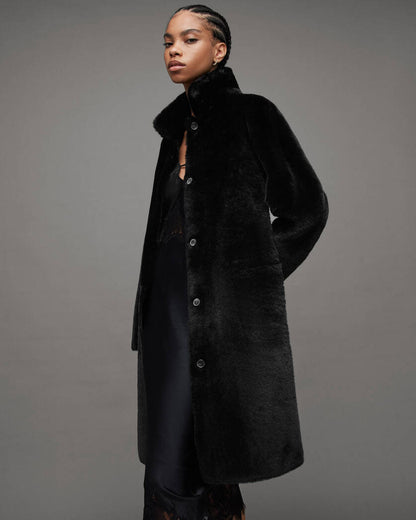 Serra 2-In-1 Reversible Shearling Coat