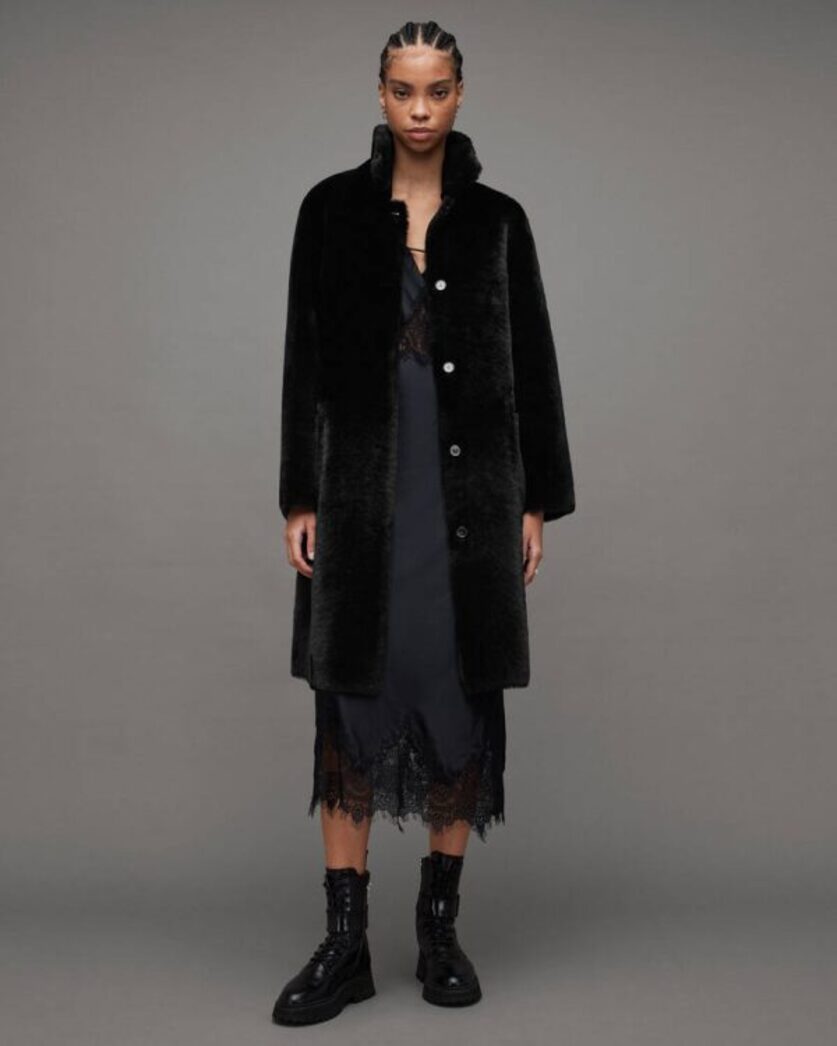 Serra 2-In-1 Reversible Shearling Coat