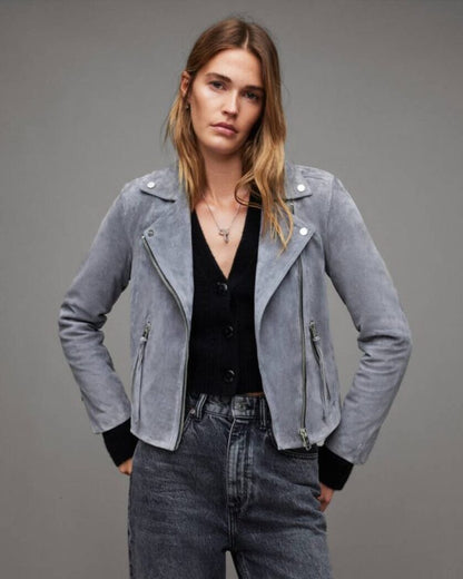 Suede Dalby Biker Jacket