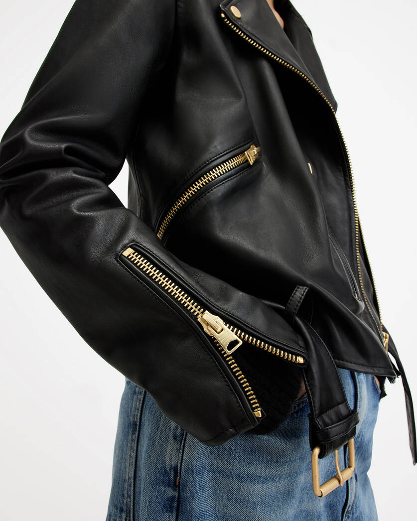 Balfern Leather Biker Jacket