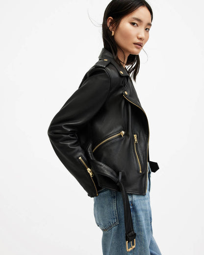 Balfern Leather Biker Jacket